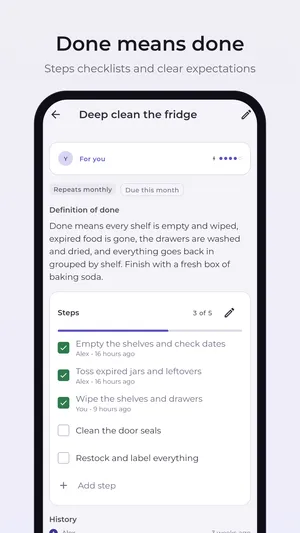 Steps checklists and clear expectations